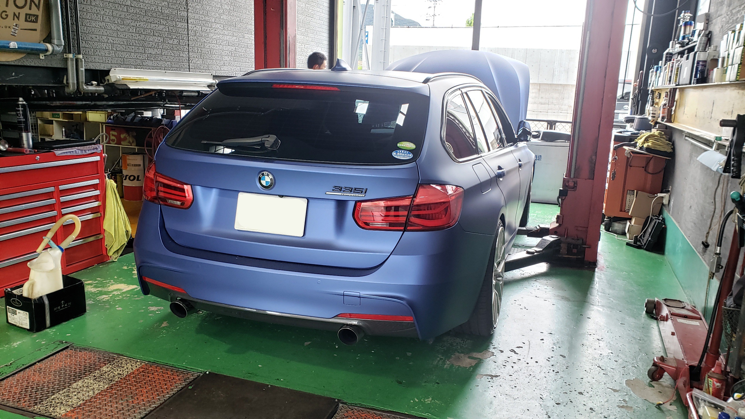 BMW F31 335i FTPチャージパイプ取り付け、F10 523d ドラレコ BMW F31 335i FTPチャージパイプ取り付け、F10 523d ドラレコ