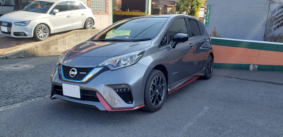 アウディ A3 ダウンサス取り付け、タイヤ交換、オイル交換などなど  