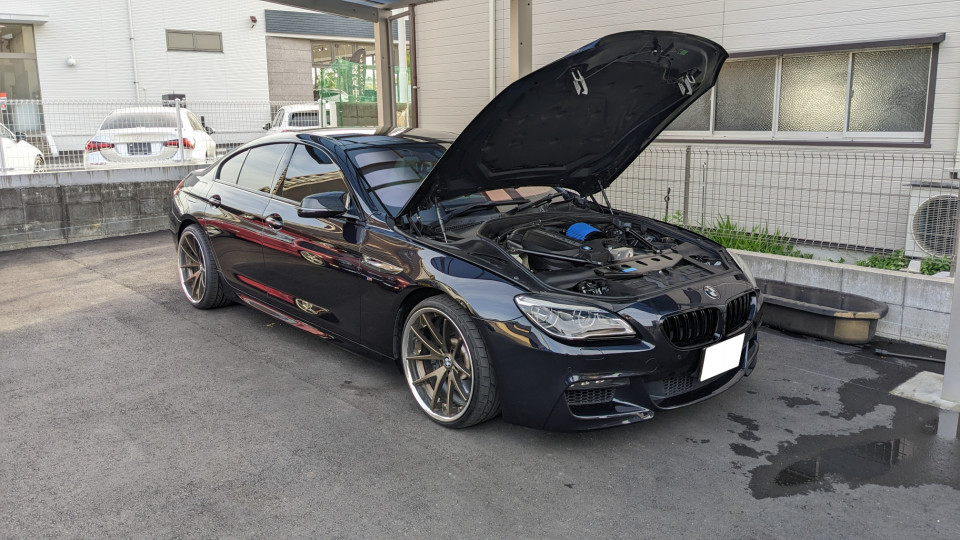 BMW F06 640i ドアミラーカバー&チャージパイプ&エアクリーナー 