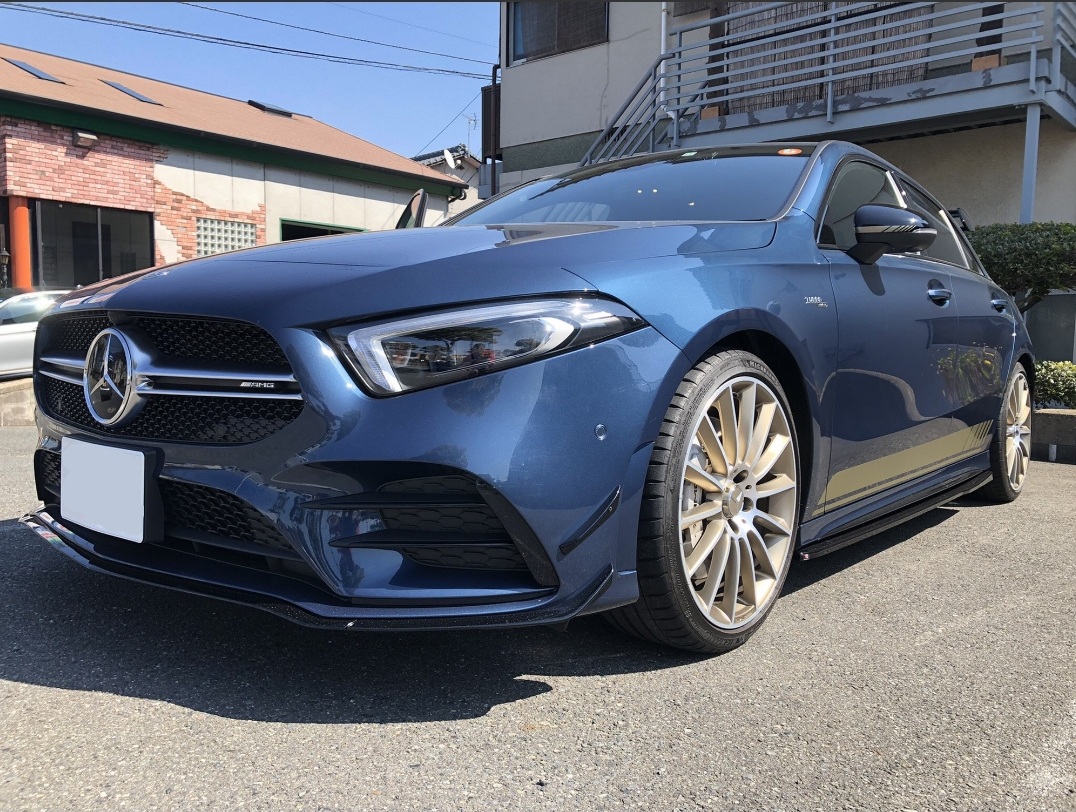 メルセデス W177 AMG A35 MAXTON DESIGN フロントスプリッター、パナメ