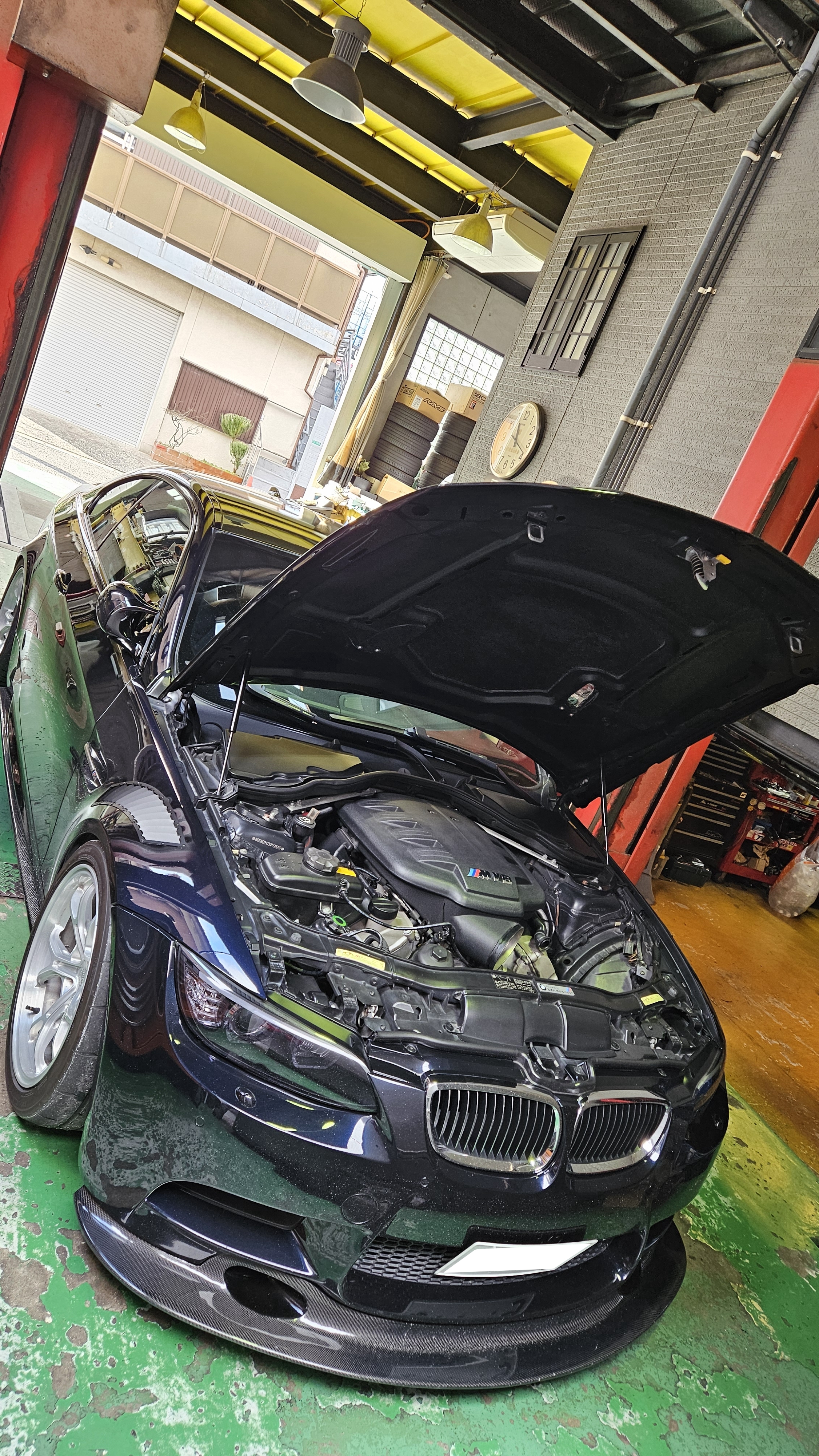 BMW E92 M3 ドライブベルトテンショナー&プーリー交換！ | POLE POSITION
