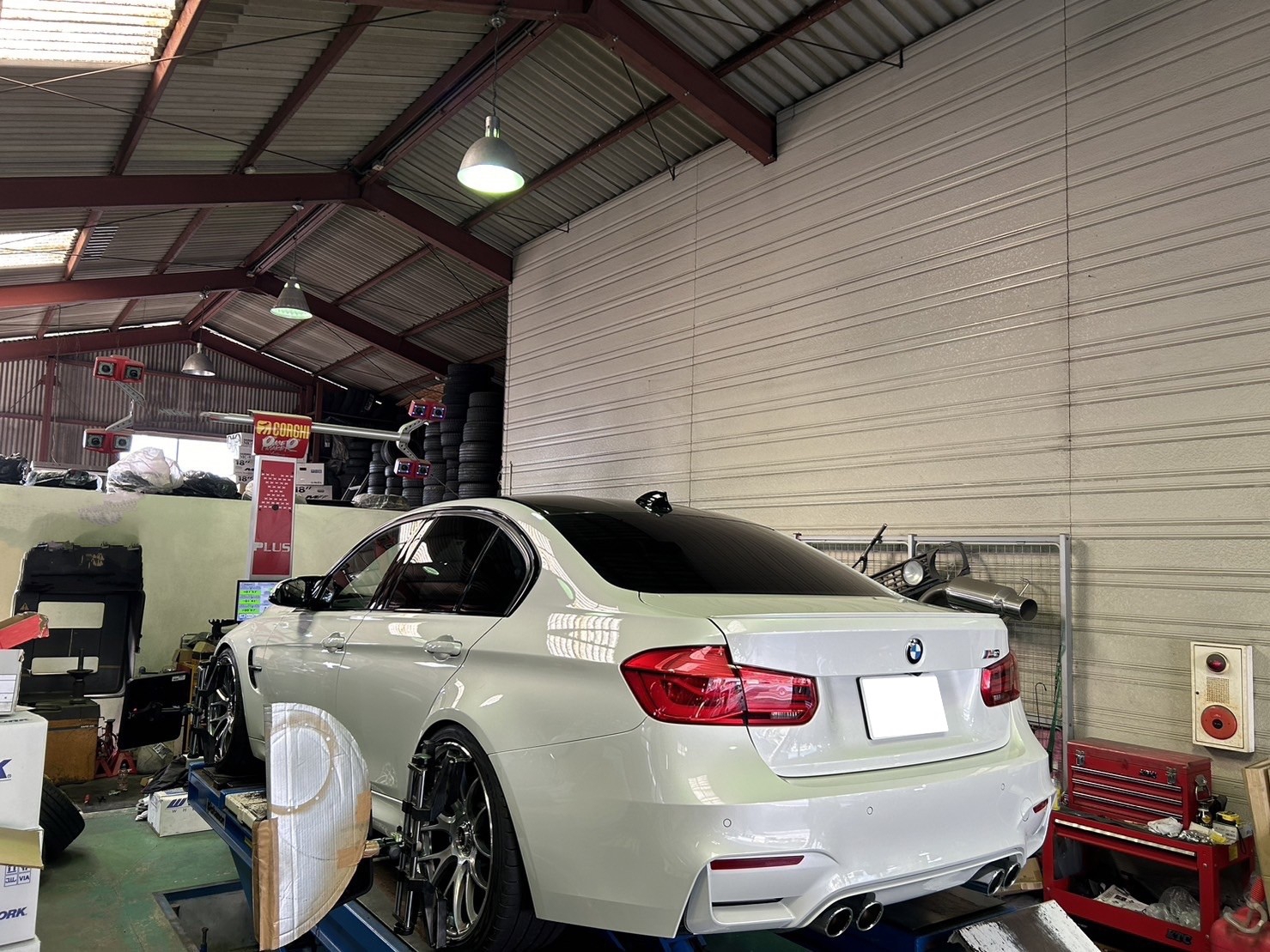 BMW F80 M3 KW HASキット取り付け&アライメント&車検! | POLE BMW F80 M3 KW HASキット取り付け&アライメント&車検! | POLE