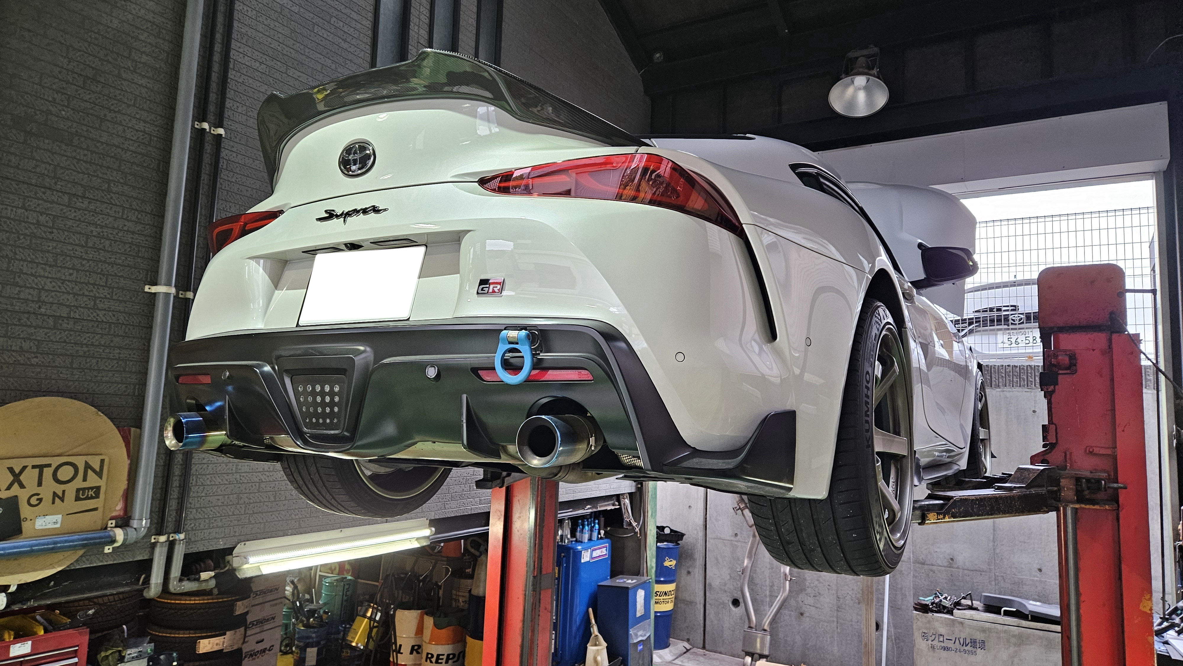 GRスープラ RSEチタンマフラー取り付け！ | POLE POSITION