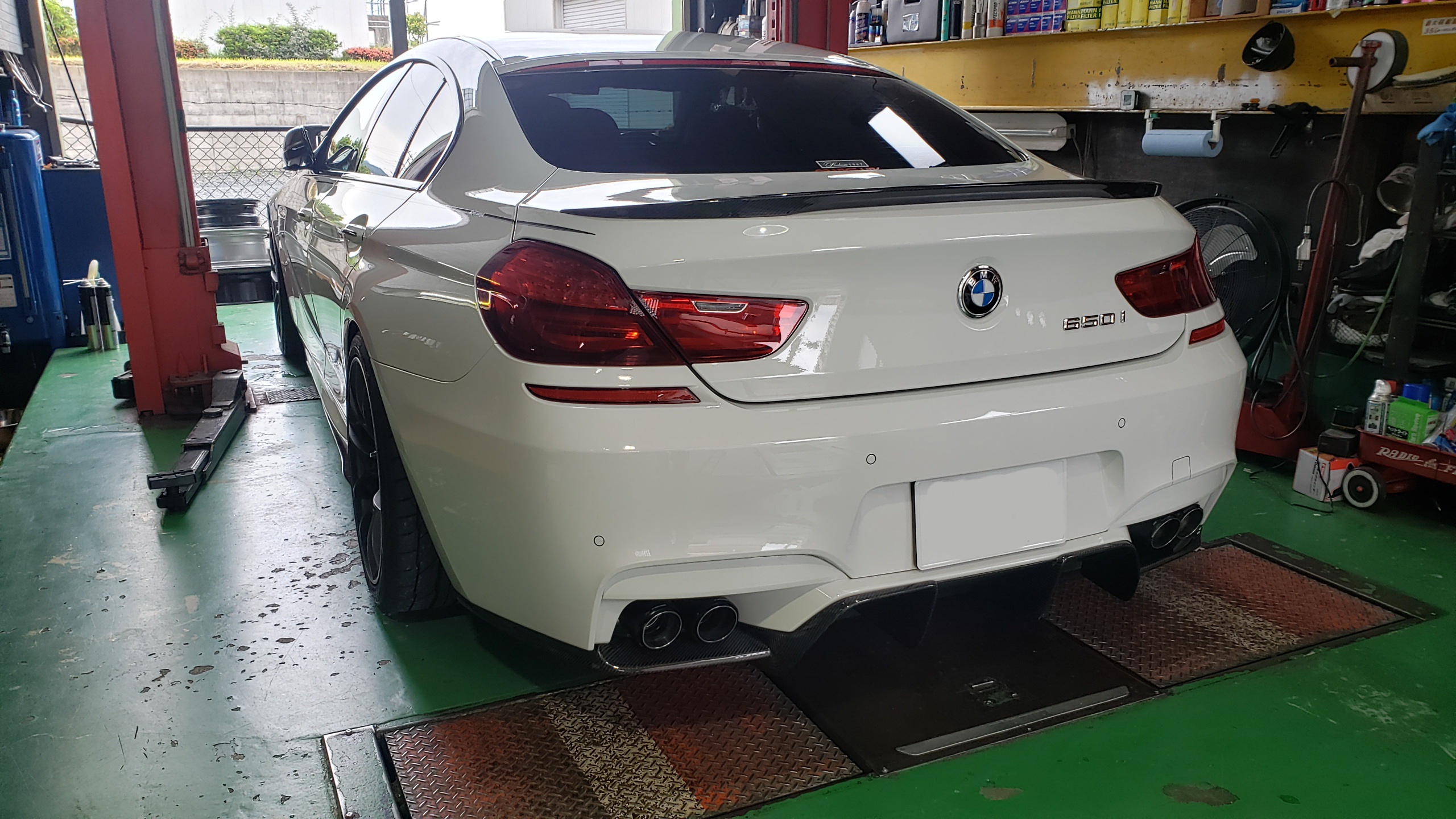 BMW F06 650i ARM Motorsportsインテーク取り付けなどなど