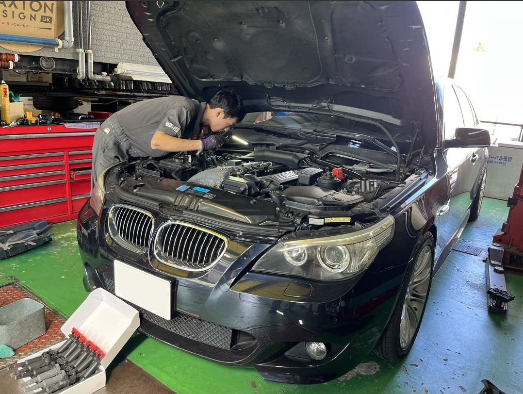 BMW E60 525i HIGH SPARK IGNITION COIL取り付け、F25 X3