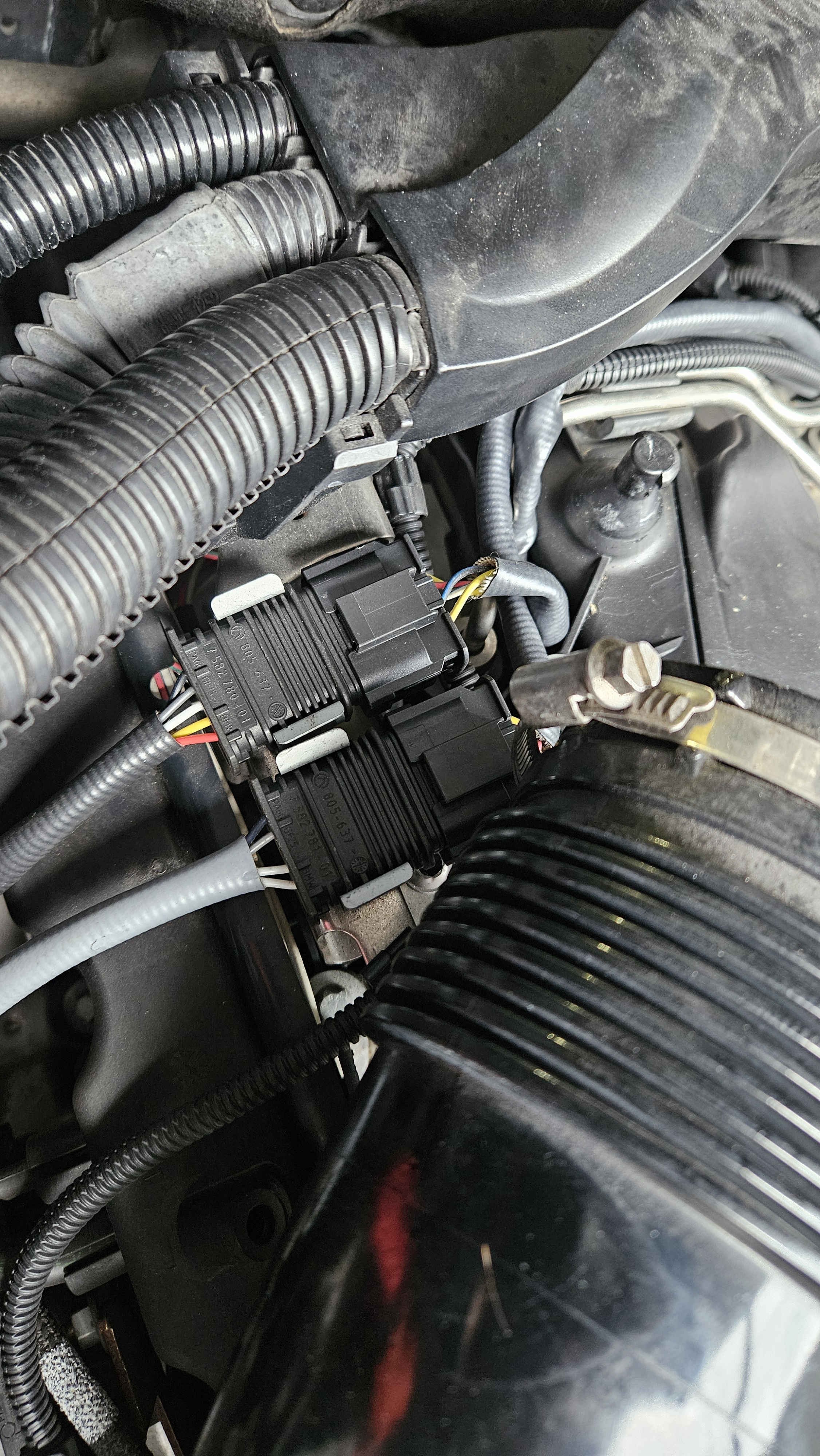 BMW F06 640i ダウンパイプ取り付け、F82 M4 ドラレコ取り付け、オイル