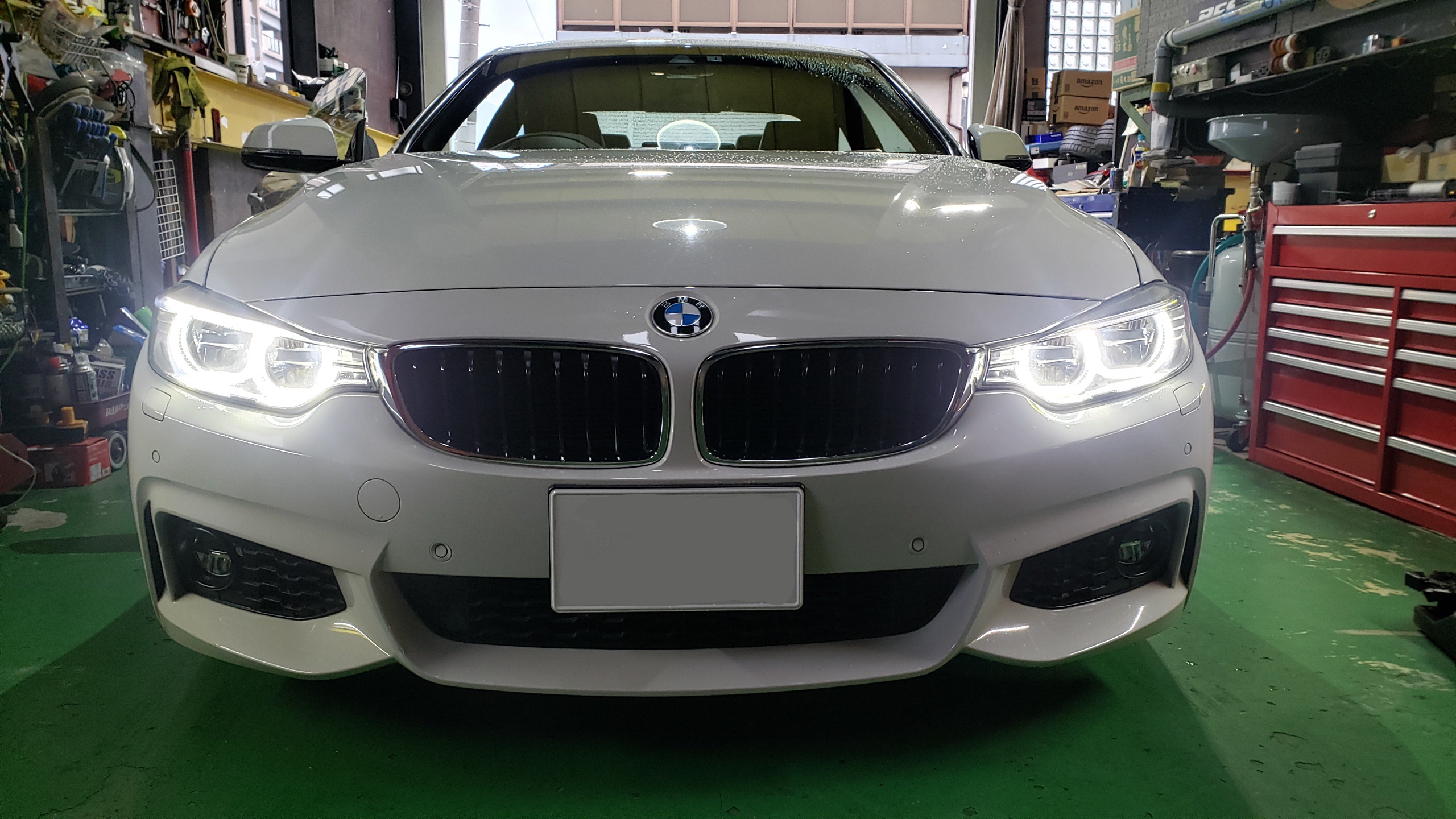 F32 435i ダウンサス H&R 使用期間半年！ H&R H&Rダウンサス のパーツレビュー | 4シリーズ クーペ(リンダ