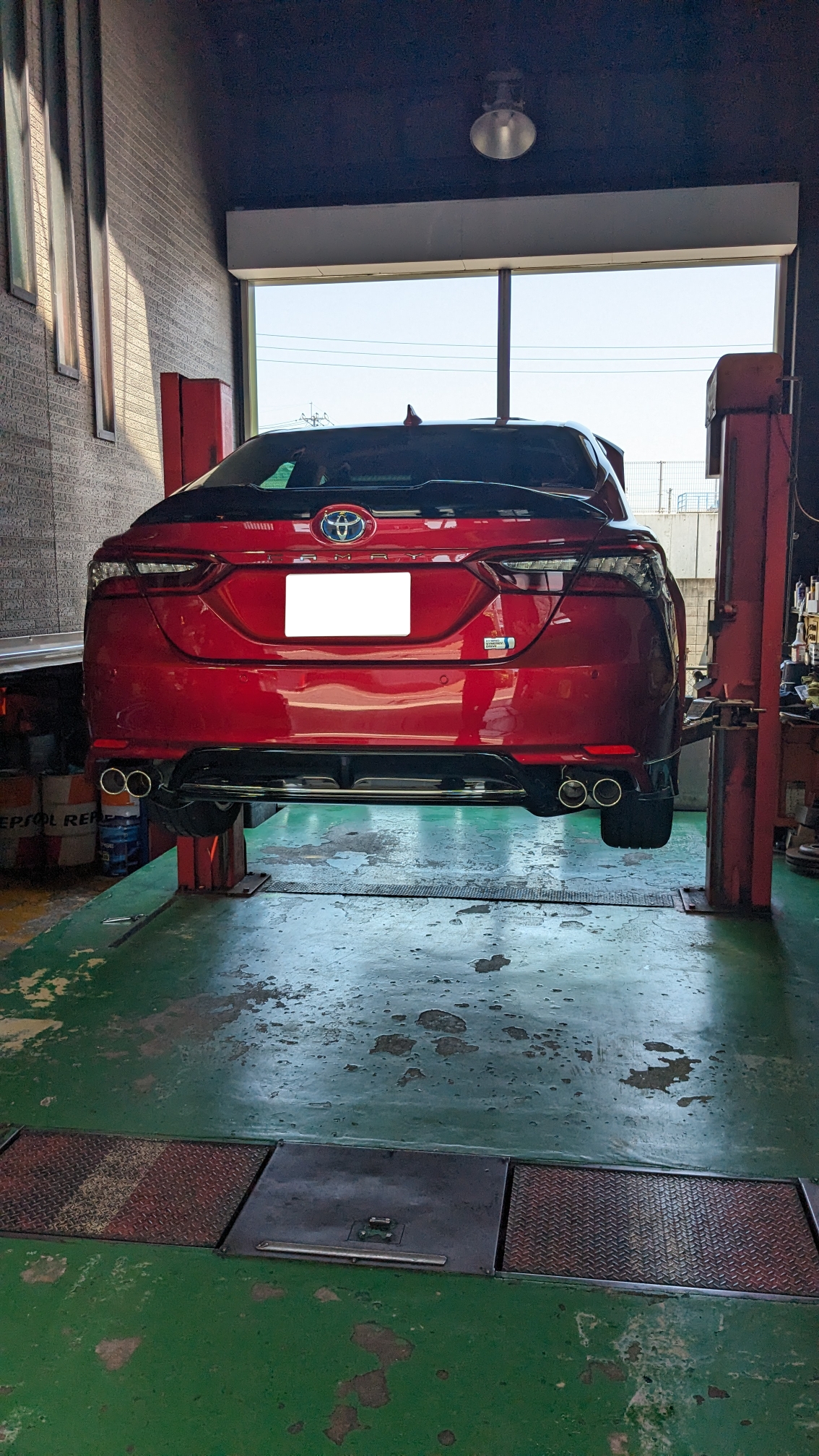 カムリ 車高調取り付け！ | POLE POSITION