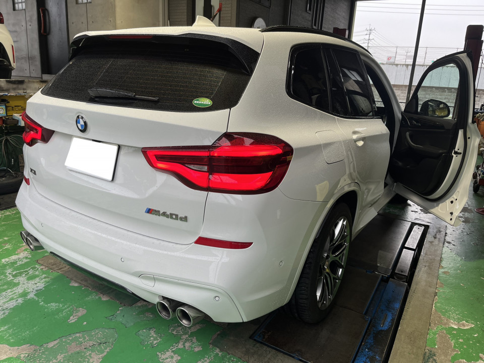 BMW X3 M40D G01 純正ブレーキパッド新車外し 耐熱両面テープ付き（BMW 