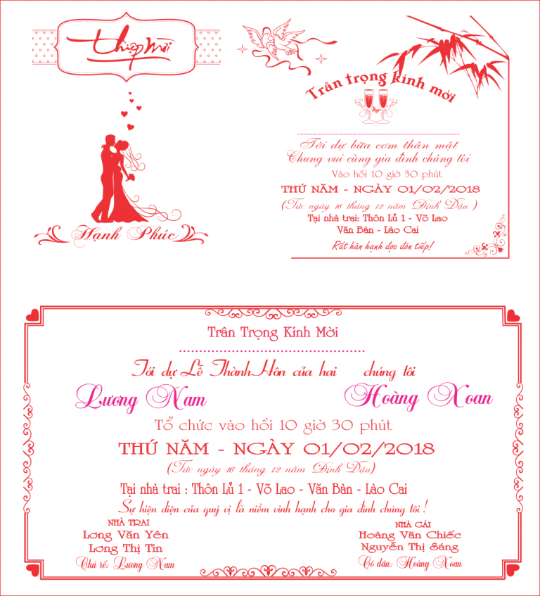 Mẫu thiệp cưới đẹp 2  Wedding Invitation file CorelDRAW  Diễn đàn chia  sẻ file thiết kế đồ họa miễn phí