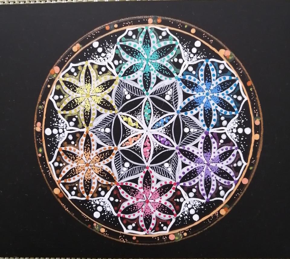 Flower Of Life コンプリート講座 Happy Mandara ｐｒｉｓｍ ｒｏｓｅ