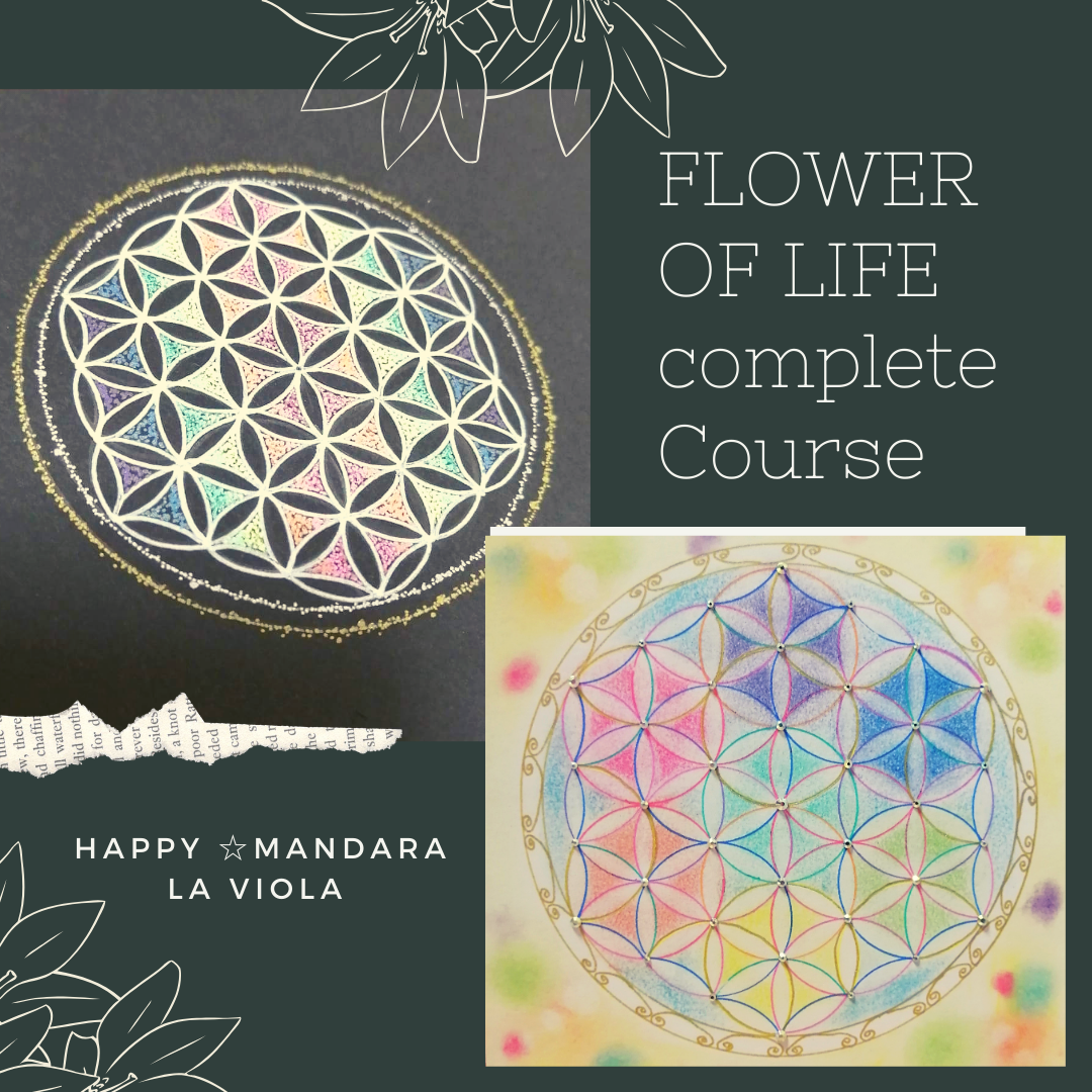 Flower Of Life コンプリート講座 Happy Mandara ｐｒｉｓｍ ｒｏｓｅ