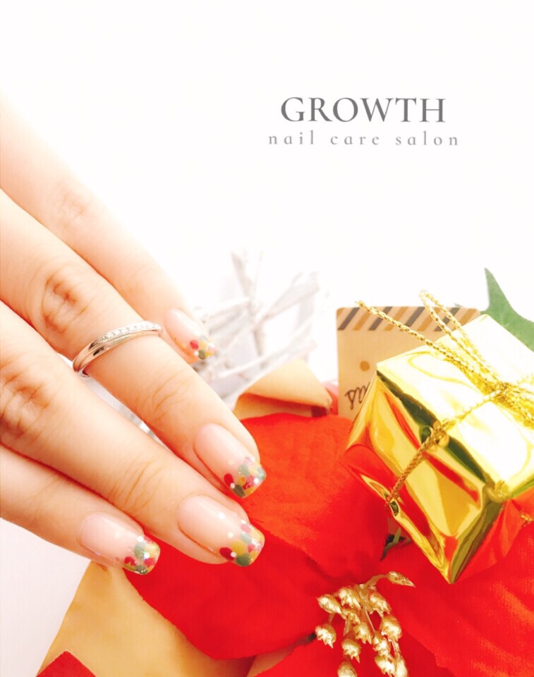 街はクリスマス色 nail care salon GROWTH