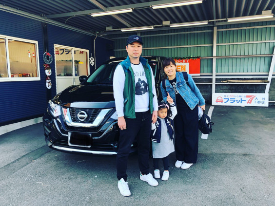 エクストレイル納車です フラット７大分