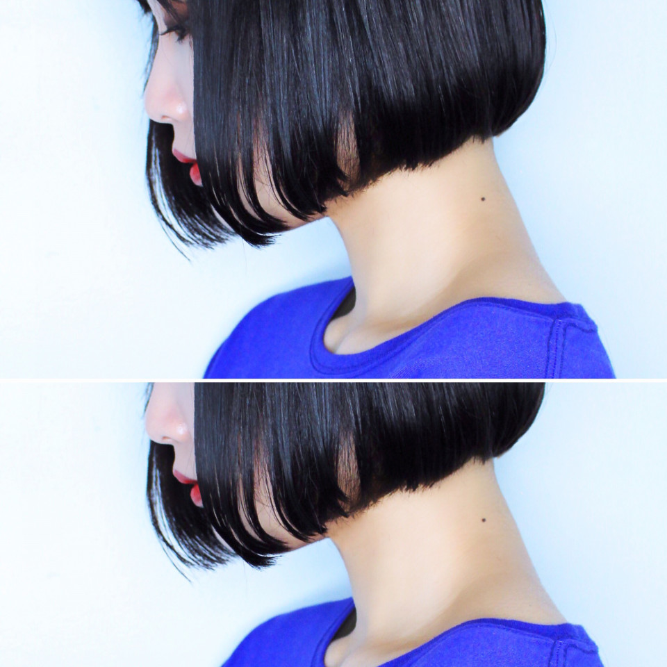 黒髪ワンレングスボブ お客様カット Genki ショートボブ似合わせ のスペシャリスト