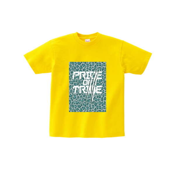 Pride Of Tribe ヒョウ柄 ブルー 青 Tシャツ ティーンズストア パルフィーユ Pride Of Tribe ヒョウ柄 ブルー 青 Tシャツ ティーンズストア パルフィーユ