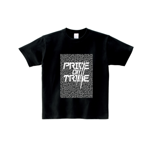 Pride Of Tribe ヒョウ柄 ブラック グレー Tシャツ ティーンズストア パルフィーユ Pride Of Tribe ヒョウ柄 ブラック グレー Tシャツ ティーンズストア パルフィーユ