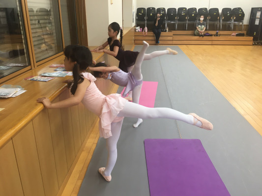 アラベスクの練習 Ballet Pilates Florina 好きな場所で受けられる美姿勢ピラティス バレエトレーニング ワガノワバレエ