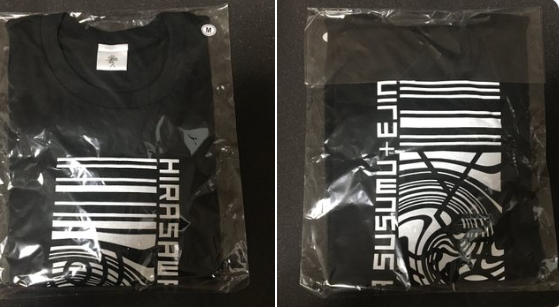 平沢＋会人 会然TREK（夏） Tシャツ 白ボディ/黒ボディ | 降り積もる地層