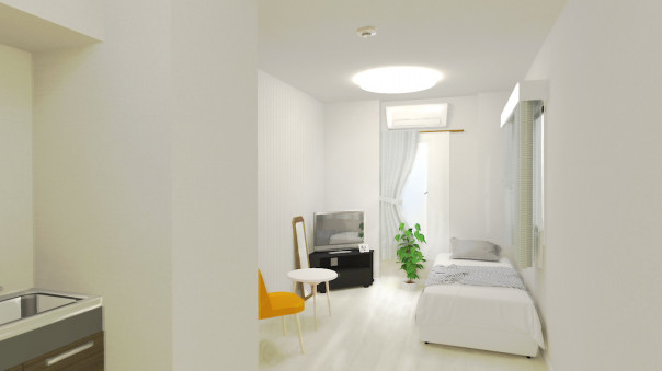 一人暮らし用ワンルーム シンプルスタイル Inte Code 家具 インテリア選びの役立つ情報館