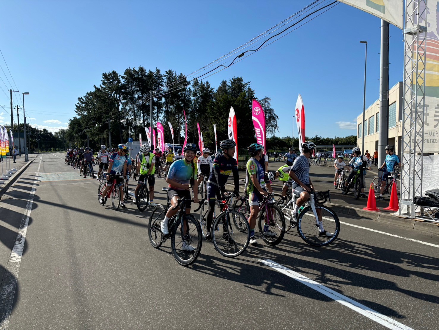 丘のまち美瑛センチュリーライド2024にて | Positivo