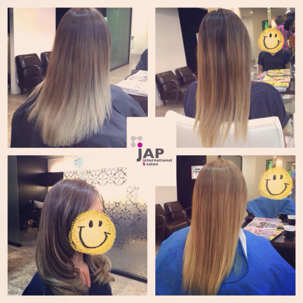 グラデーションカラーにハイライト入れてグレーアッシュに盛りだくさん夏カラー Yuusukenakano 中野裕介