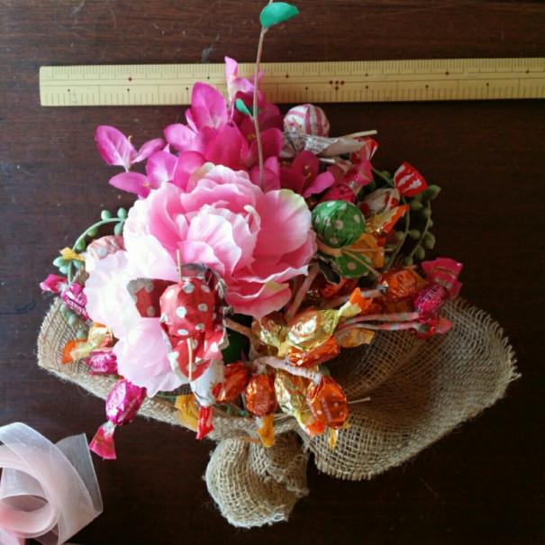 キャンディブーケの作り方 にほんギフトアレンジメントアカデミー