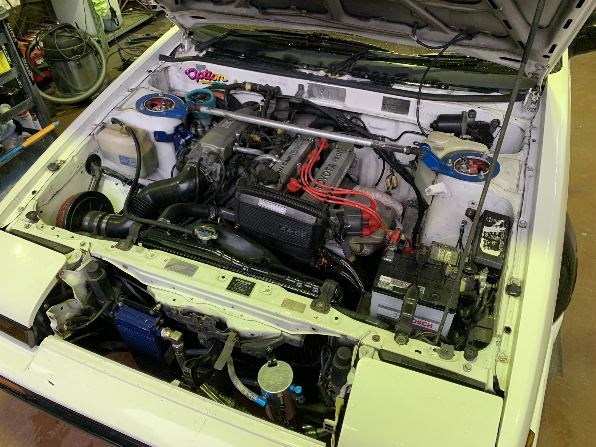 富山より、AE86リビルトエンジンにLINK化作業開始 | Racing Service