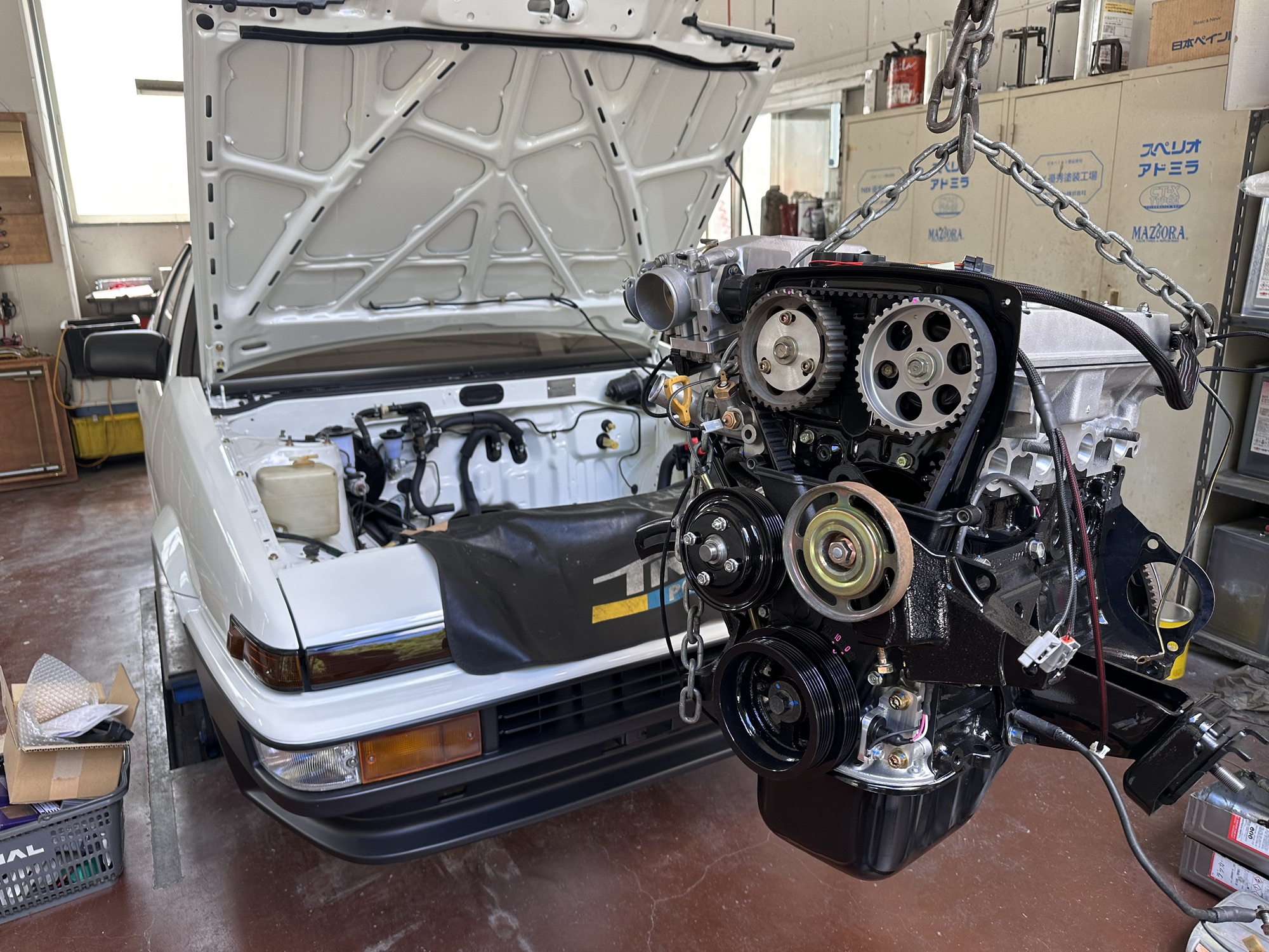 AE86,4.5AG搭載、出るうちに新品燃料タンク交換おすすめ | Racing Service YASU ~total tuning proshop~