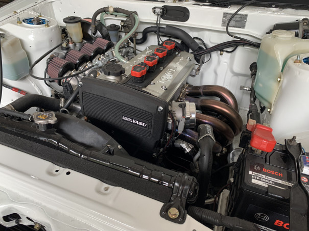 AE86.GT-V、快適電動パワステ化完了♪ | Racing Service YASU ~total 