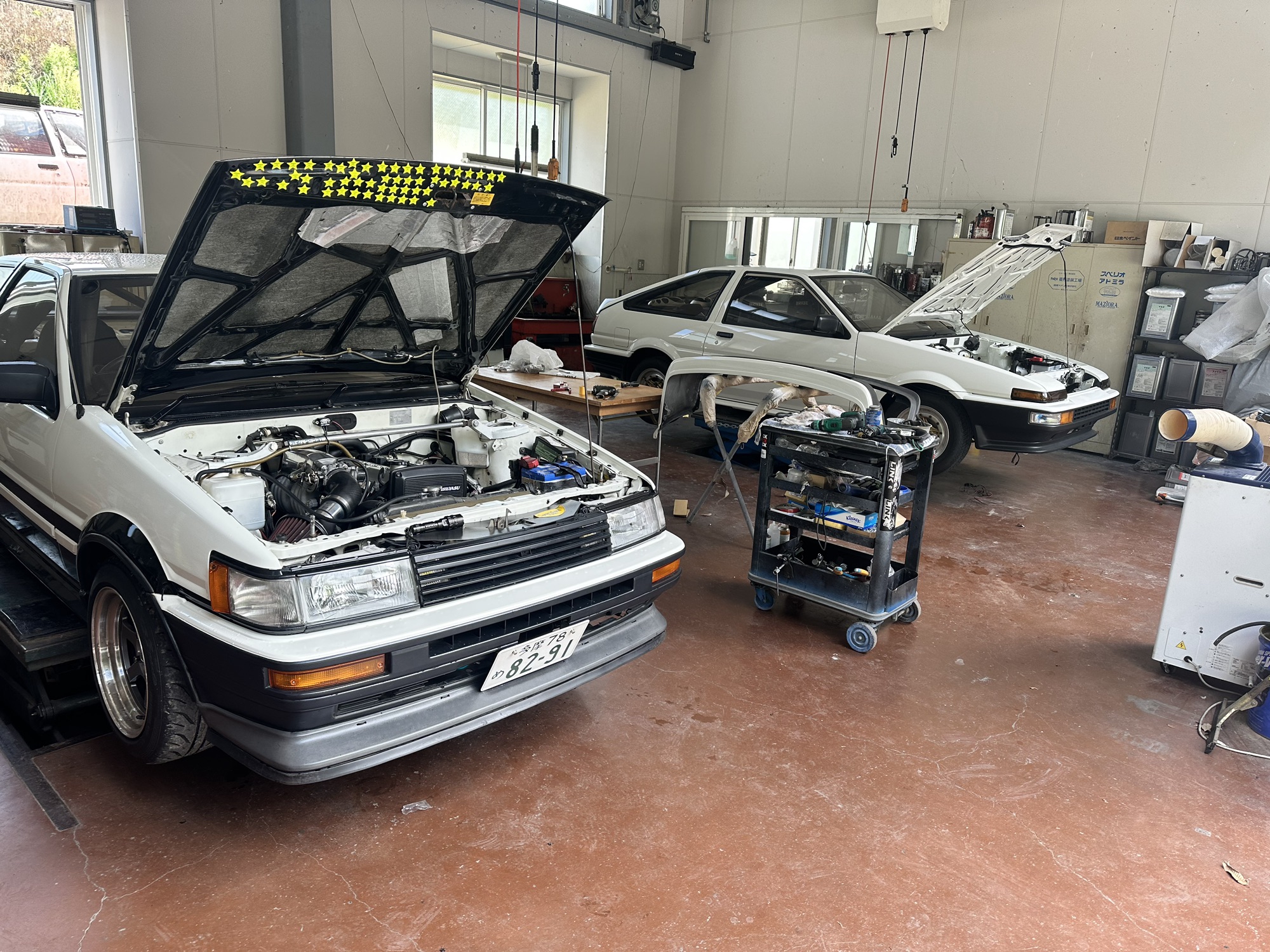 AE86、4AGクランクトリガー取り付け | Racing Service YASU ~total tuning proshop~