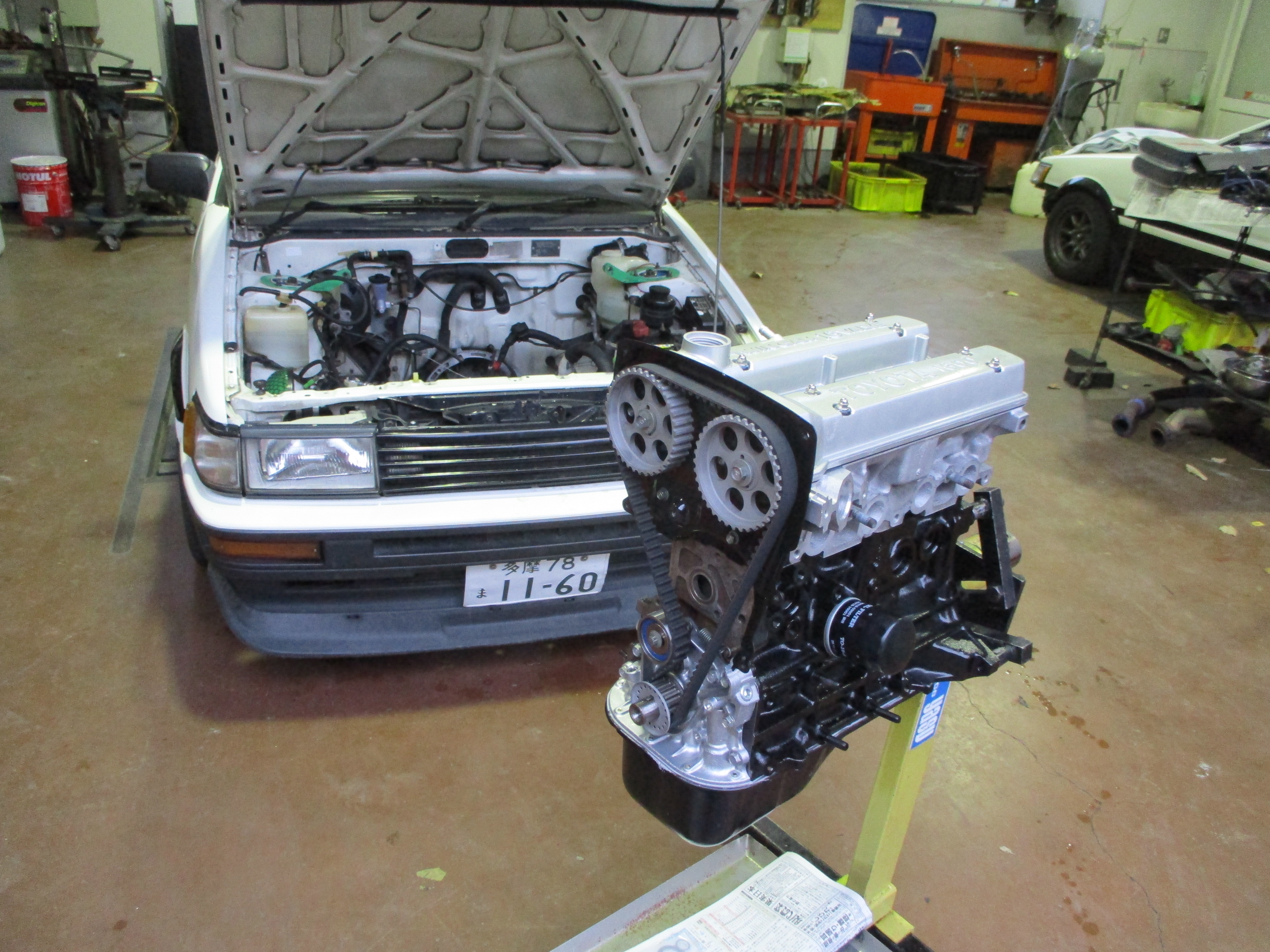 4AGエンジンOH リビルトエンジン | Racing Service YASU ~total