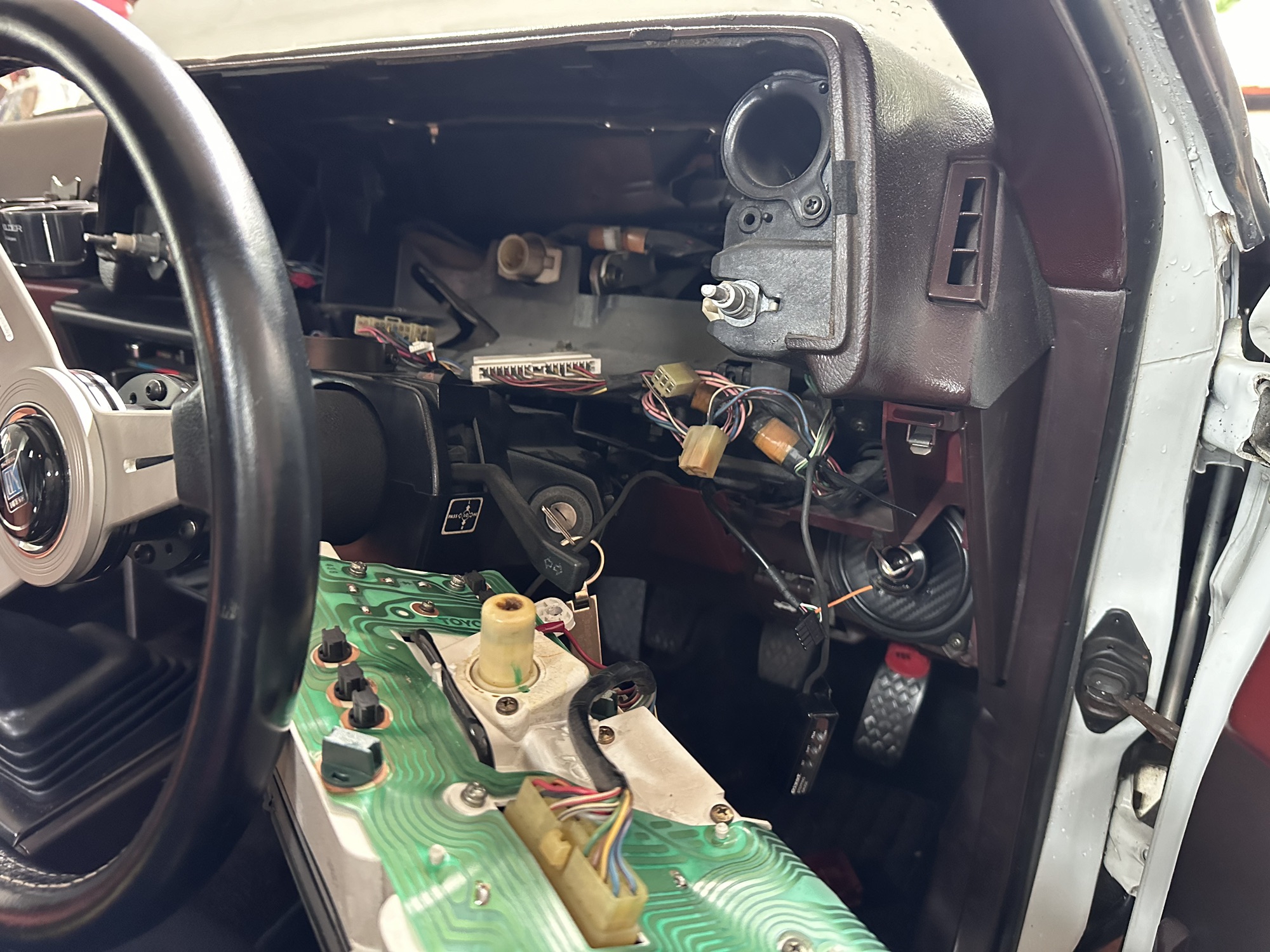 AE86 確認用 入庫情報☆S62 AE86 トレノGTV FRPボンネット AutoMETERタコメーター