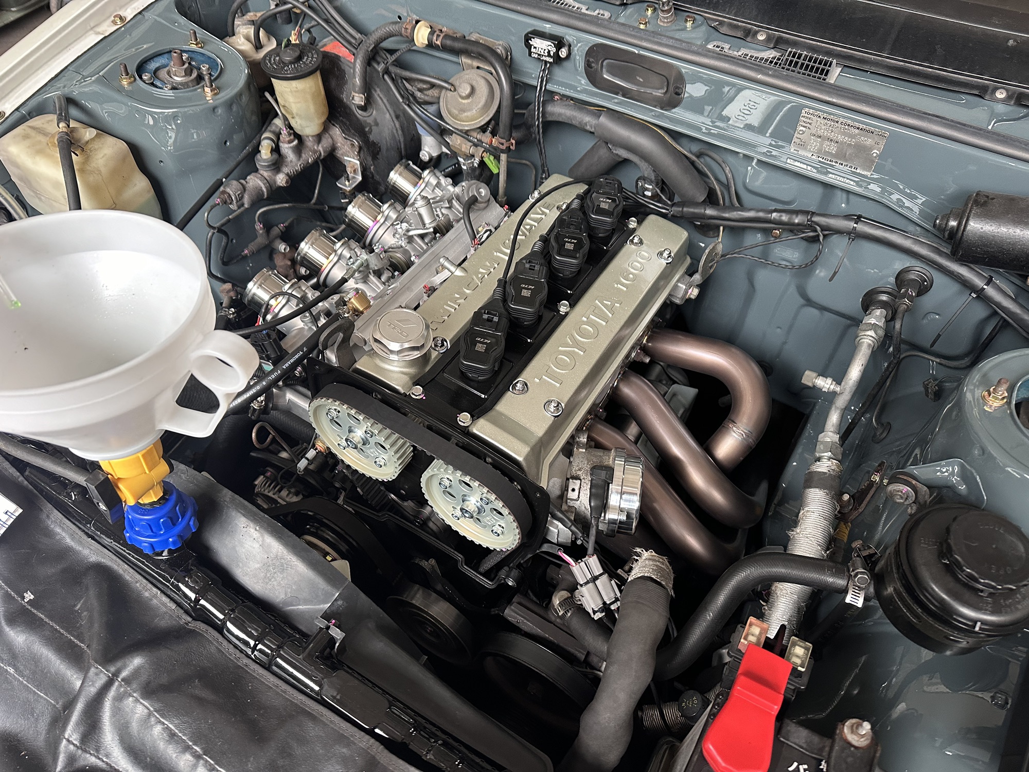 K様AE86,4.5AGコンプリート4スロ、LINKフルコン、他 作業完了 | Racing