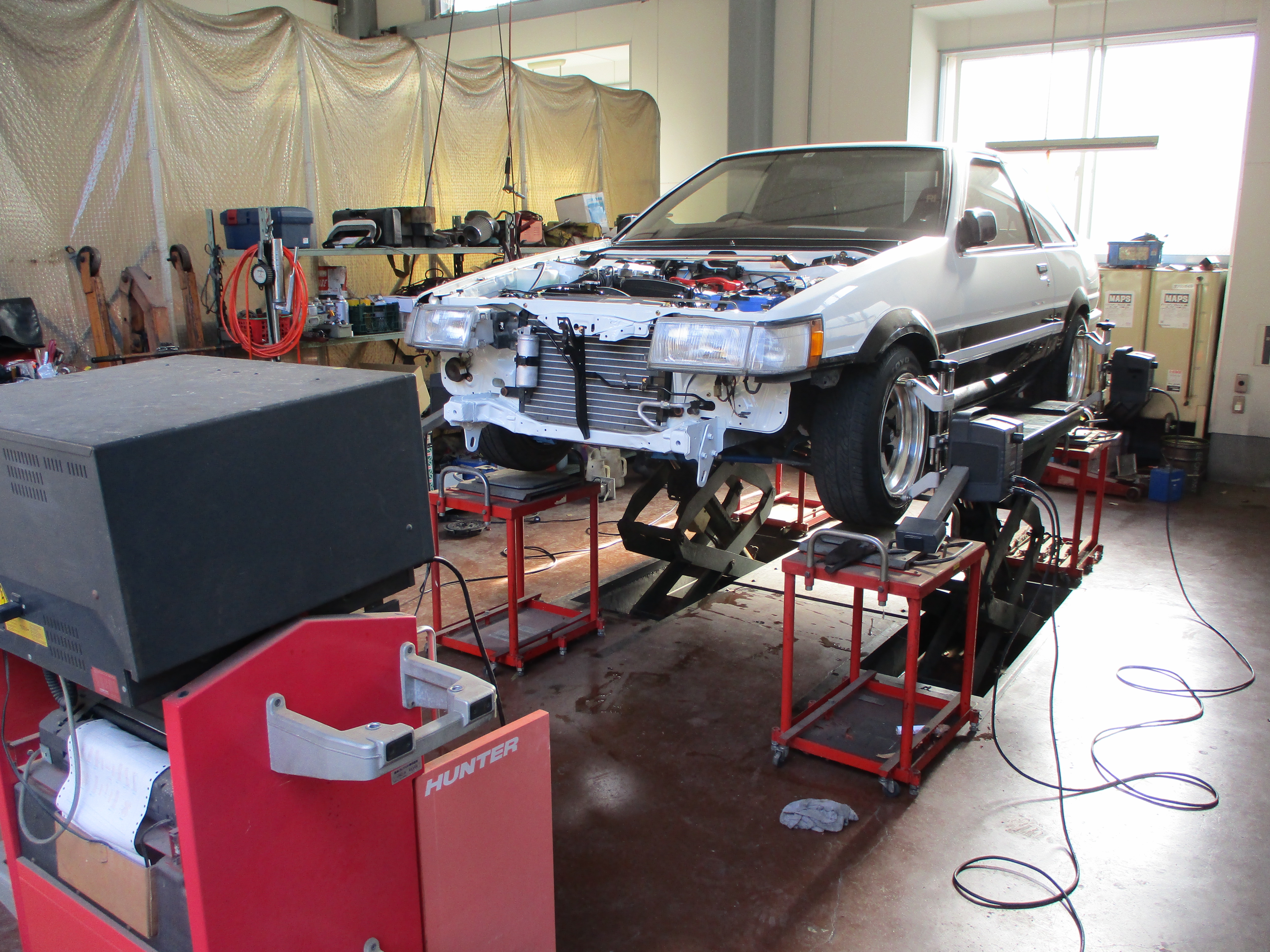 AE86エンジンルーム塗装×4AGハイコンプエンジン×AE86 LINK ECU CVキット | Racing Service YASU ~total  tuning proshop~