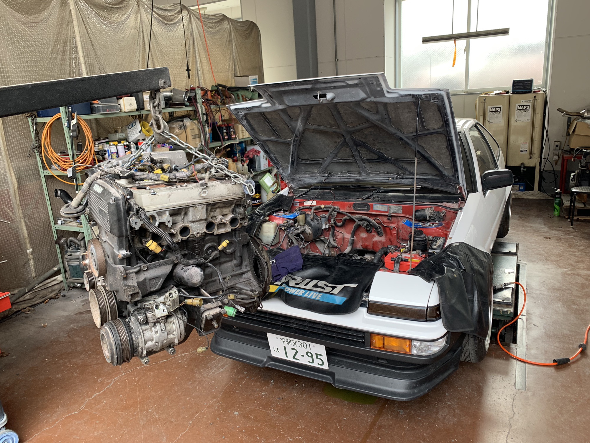 AE86 リビルトエンジン AE86 ＆ AE92後期 4AG 16V リビルトエンジン - トミサトレーシング