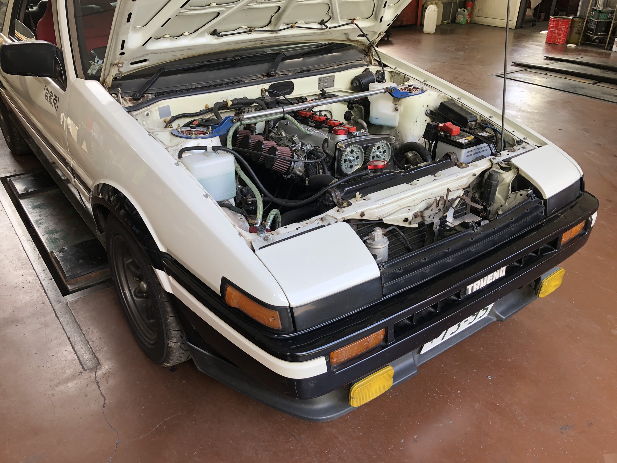 AE86排気系統一新！TODA、サクラムのゴールデンコンビ♪ | Racing Service YASU ~total tuning proshop~