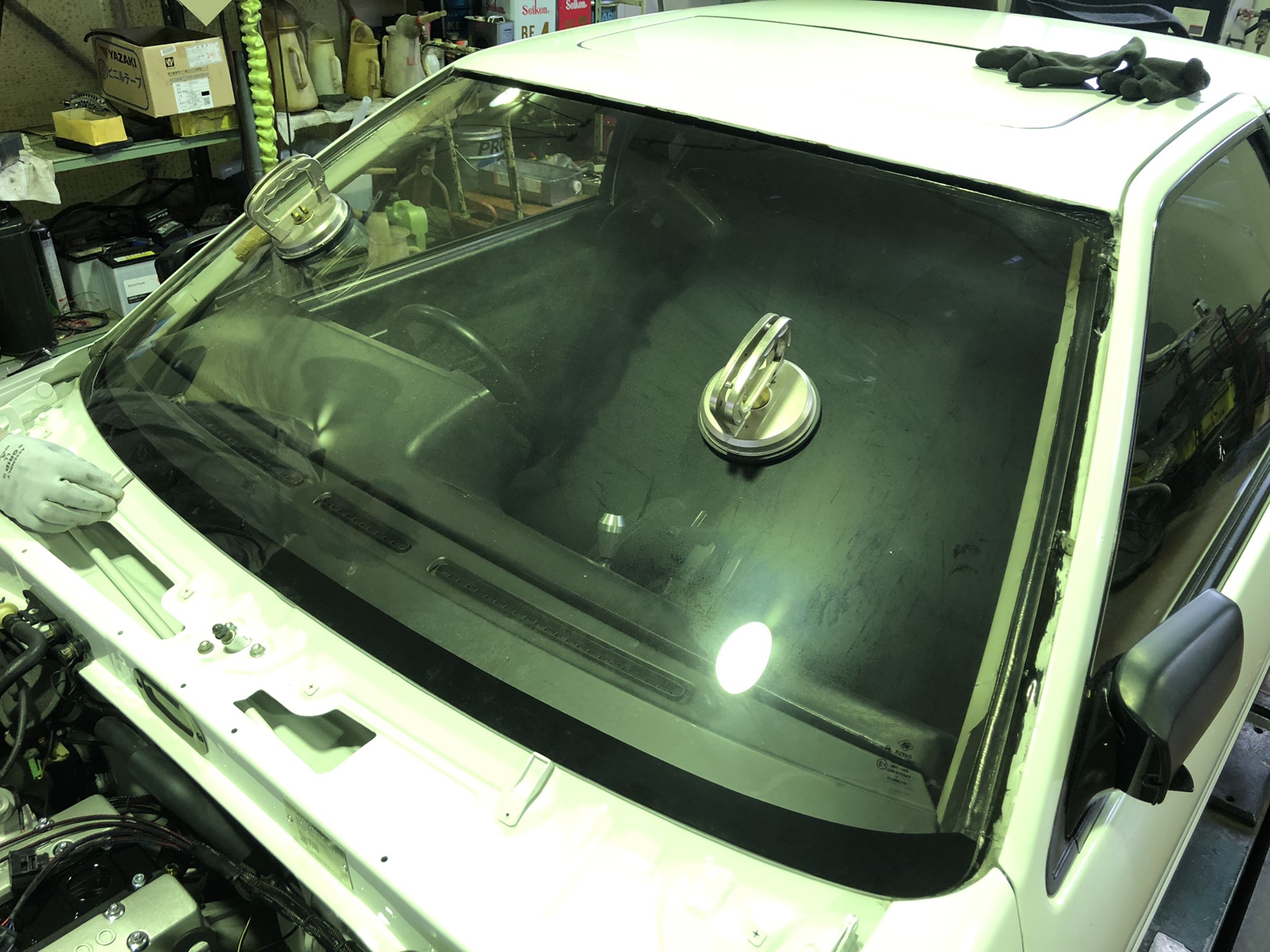 ae86 ガラス 新品フロントガラス レビン トレノ 80系 AE86 S5805-S6204 R/R ［注意