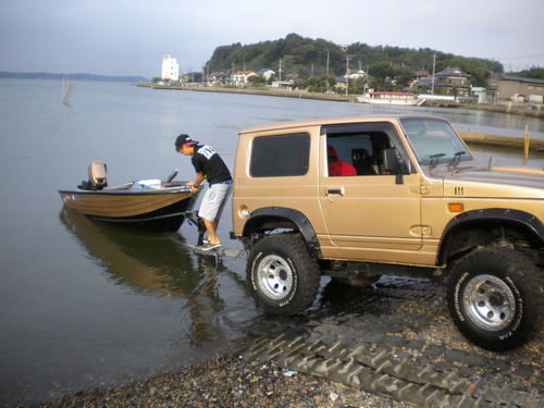 本日定休日 ボートで涸沼にgo Racing Service Yasu Total Tuning Proshop