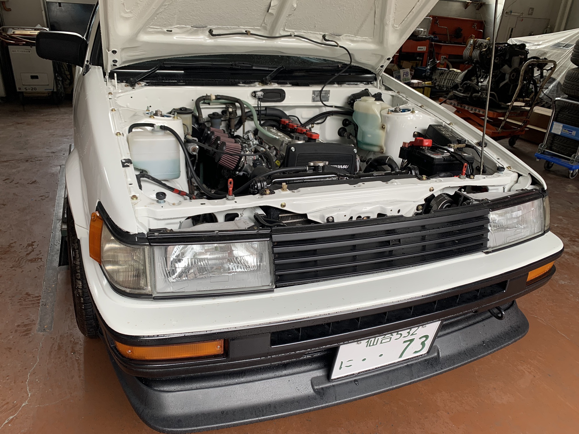 AE86.GT-V、快適電動パワステ化完了♪ | Racing Service YASU ~total tuning proshop~