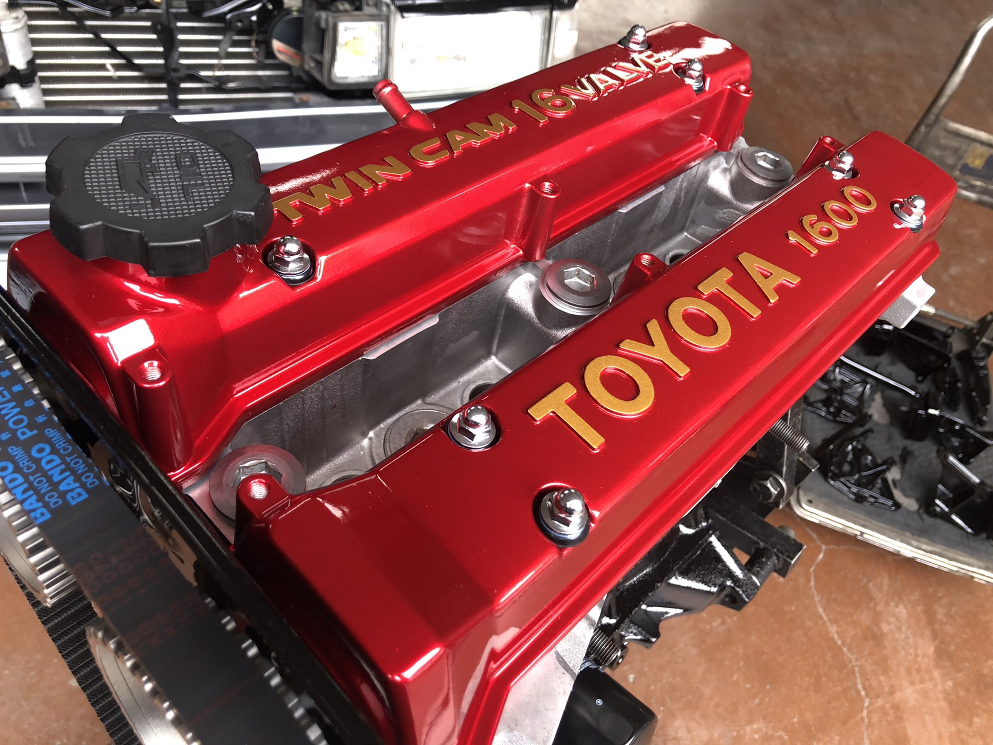 4AGリビルトエンジン＋α仕様 載せ替え準備 | Racing Service YASU