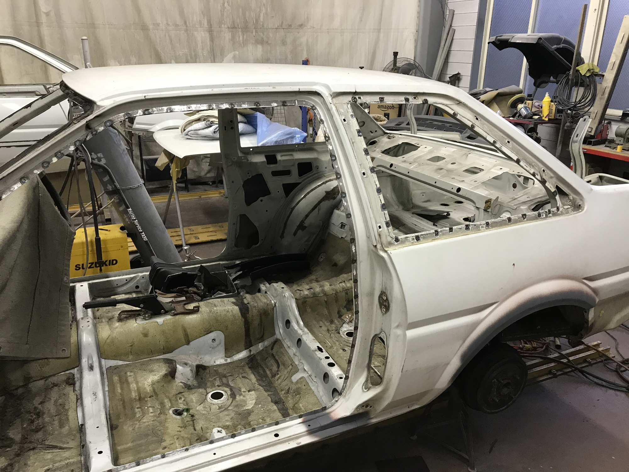 AE86 エンジン載せ替え＆ミッションOH計画 Vol.15 ダッシュボード取り外し