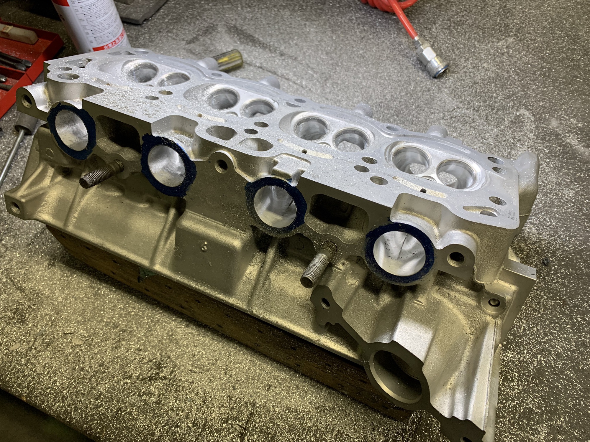 4.5AG O/Sピストン加工、4AGヘッド加工 | Racing Service YASU