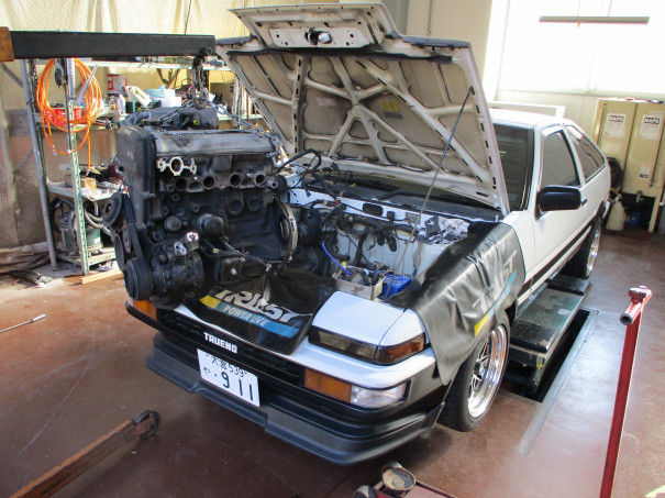 ４agリビルトエンジン載せ替え Racing Service Yasu Total Tuning Proshop