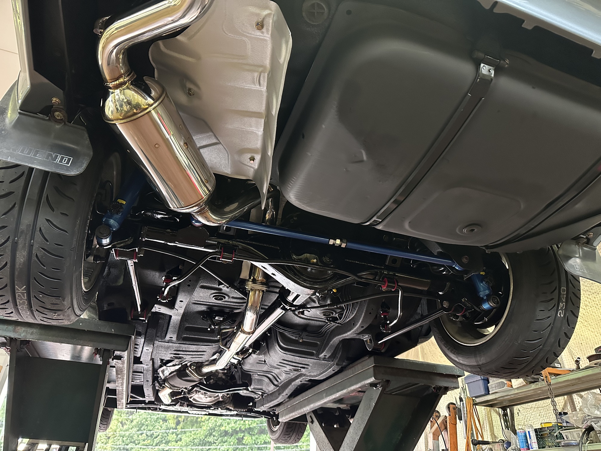 AE86純正触媒対応デフ上サクラムマフラー AE86純正触媒対応デフ上サクラムマフラー