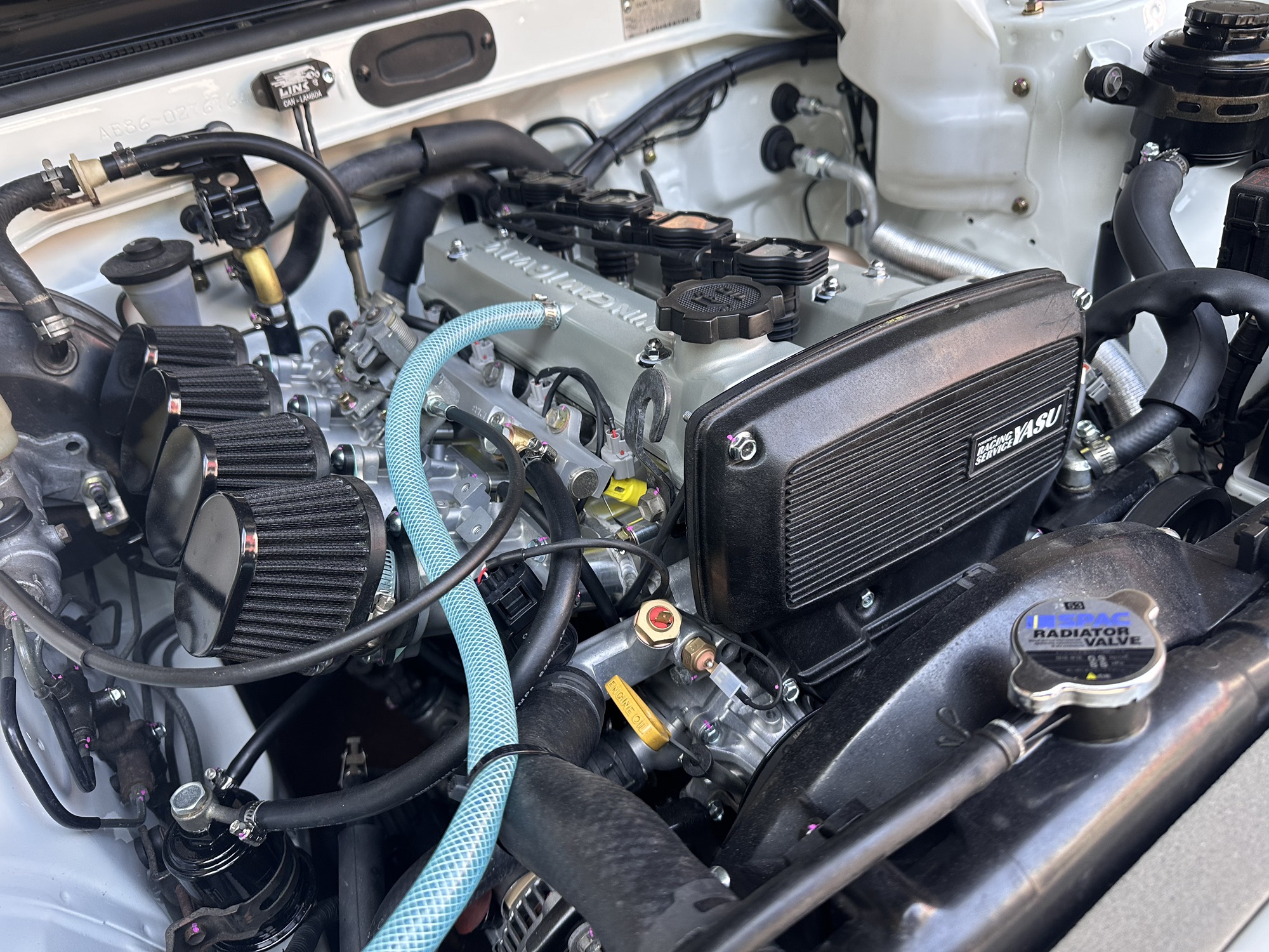 AE86 エンジンルーム 寸法確認用 ページ AE86 エンジンルーム 寸法確認用 ページ