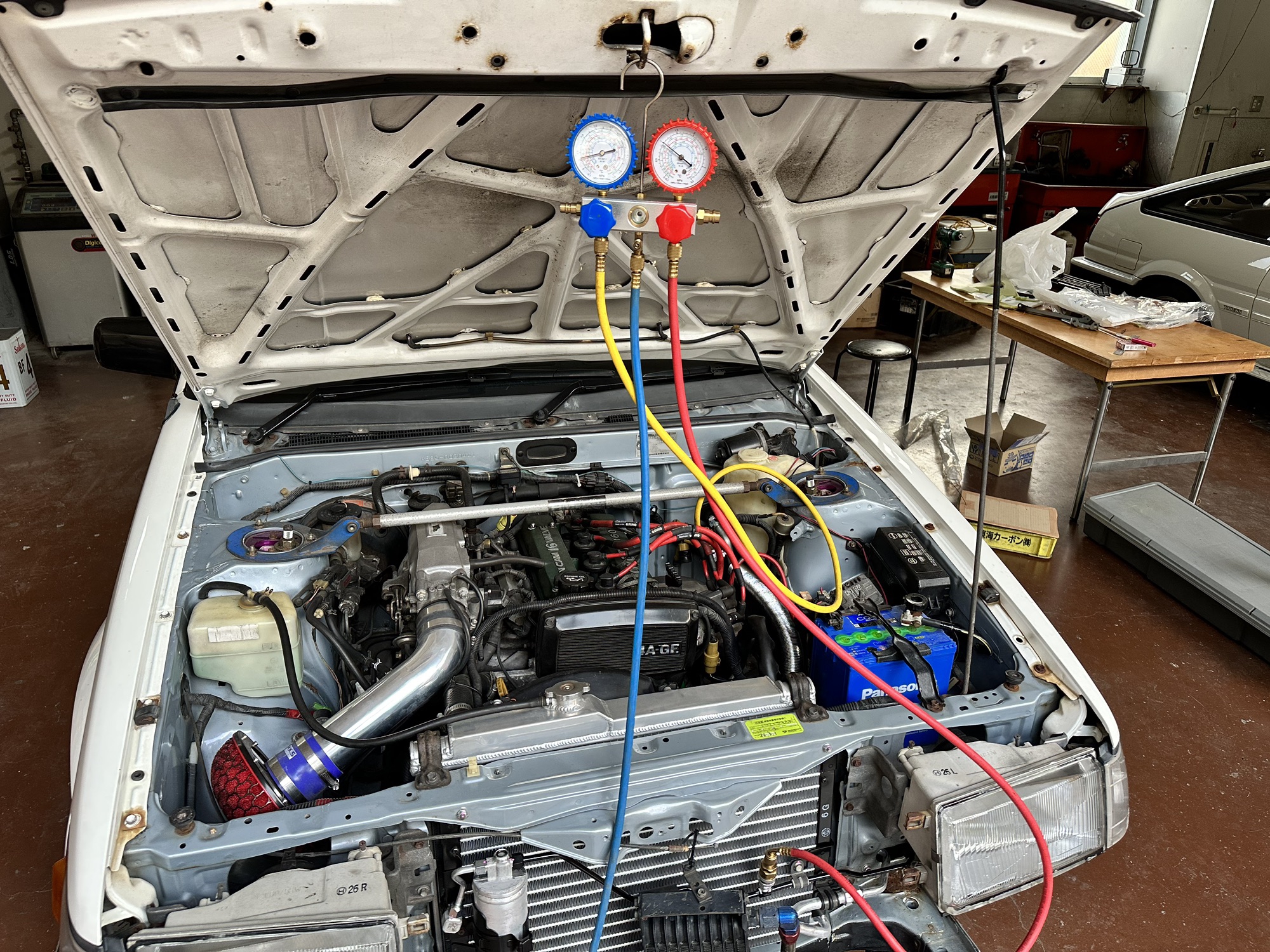 AE86、A/Cリフレッシュからの不具合箇所手直し | Racing Service YASU