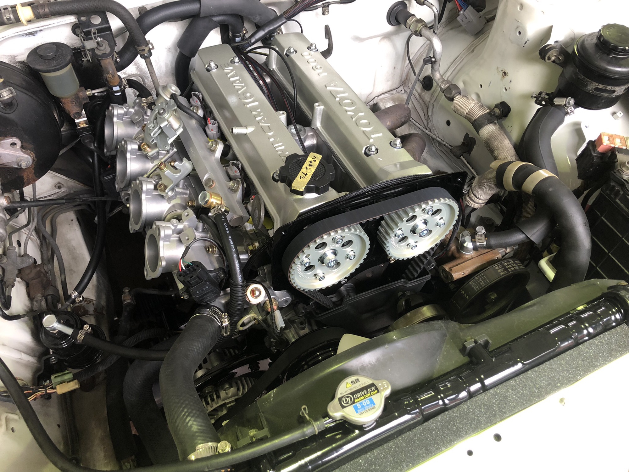 AE86、4.5AGコンプリートエンジン搭載完了 | Racing Service