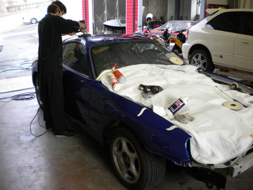 80スープラ全塗装 Racing Service Yasu Total Tuning Proshop 80スープラ全塗装 Racing Service Yasu Total Tuning Proshop