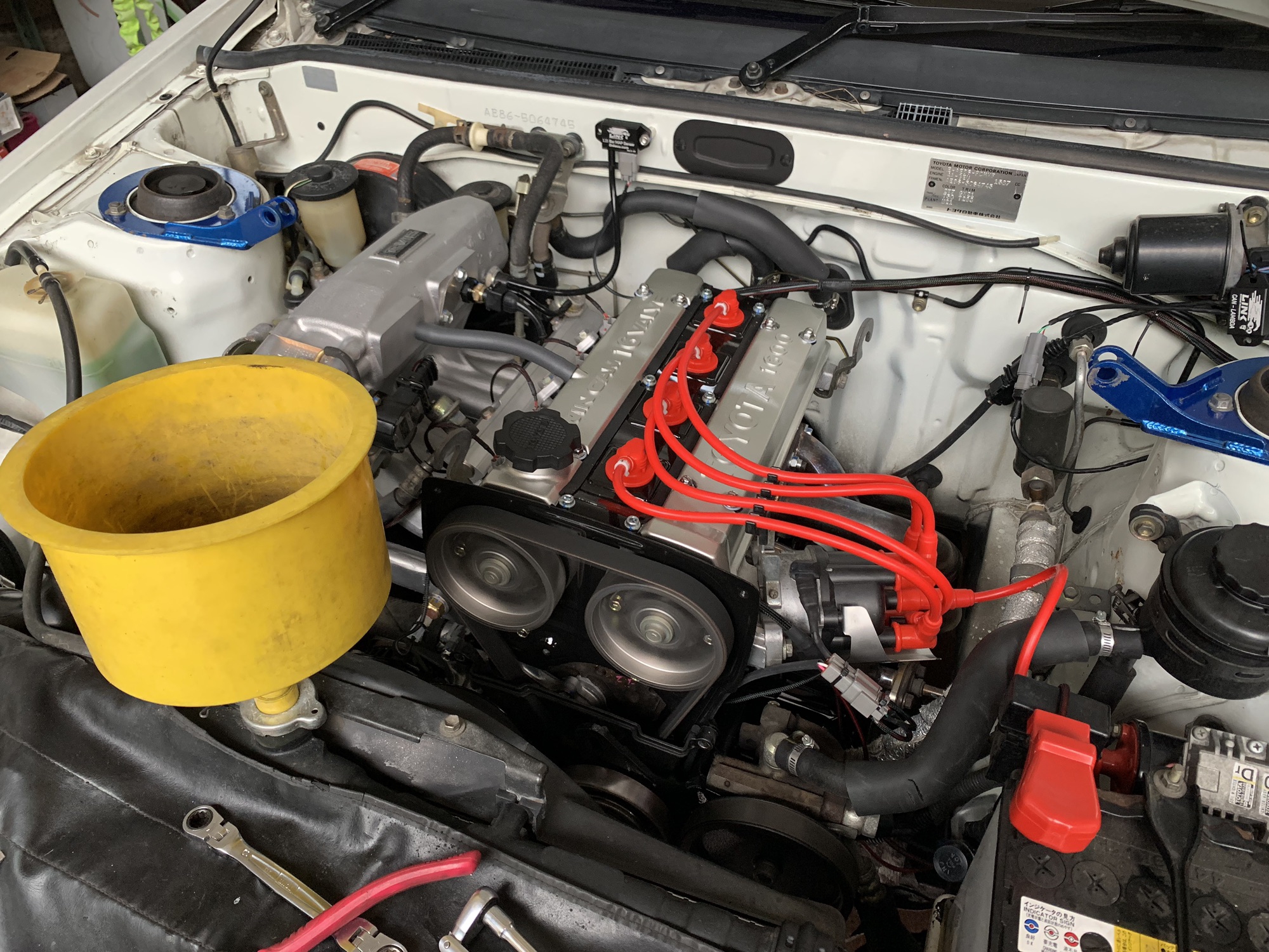 AE86 エンジンルーム 寸法確認用 ページ
